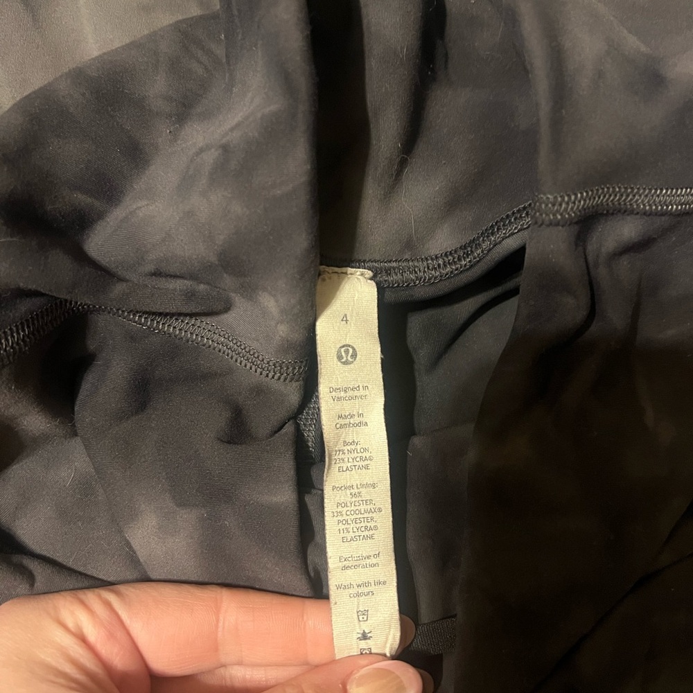 Lululemon wonder under tights size 4!